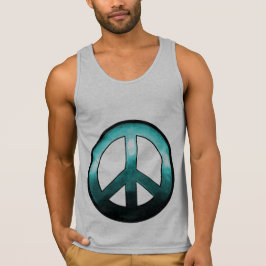 Vet vredesteken ~ Turquise T-shirt