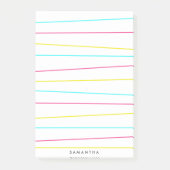 Vet Wacky Lines Post-it Notes (Voorkant)