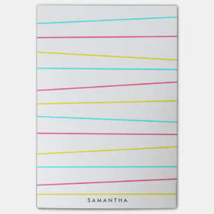 Vet Wacky Lines Post-it Notes