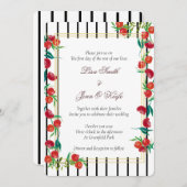 Vet Waterverf Granaatappel Bruiloft Uitnodigingen (Voorkant / Achterkant)