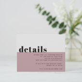 Vet "We Do" Licht Mauve Collectie behuizing Kaart (Staand voorkant)