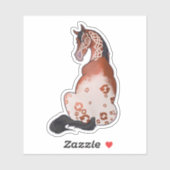 Vet wit Keltisch verfrissend appy Sticker (Vel)