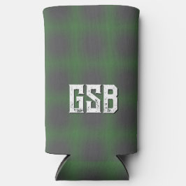 Vet Wit Monogrammed Groene Seltzer Koelbox Seltzer Blikjeskoeler