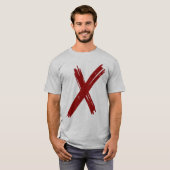 Vet X statement – minimalistisch T-shirt (Voorkant volledig)