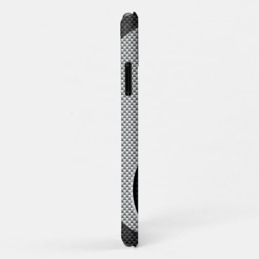 Vet Yin Yang in de afdrukkwaliteit van koolstofvez Case-Mate iPhone Case (Achterkant/rechts)