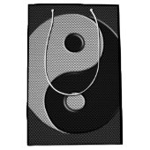 Vet Yin Yang in de afdrukkwaliteit van koolstofvez Medium Cadeauzakje (Voorkant)