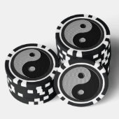 Vet Yin Yang in de afdrukkwaliteit van koolstofvez Pokerchips (Opstapeling)