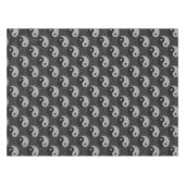 Vet Yin Yang in de afdrukkwaliteit van koolstofvez Tafelkleed (Voorkant (Horizontaal))