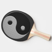 Vet Yin Yang in de afdrukkwaliteit van koolstofvez Tafeltennisbatje (Zijkant)