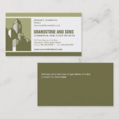 Vet zakelijk onroerend goed Visitekaartje (Voorkant / Achterkant)