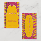 Vet zebra Afdrukken Visitekaartjes (Voorkant / Achterkant)