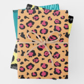 Vet Zebra- en luipspatroon Inpakpapier Vel (In situ)