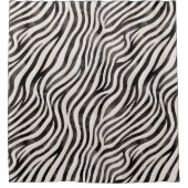 Vet Zebra Print Douchegordijn (Voorkant)