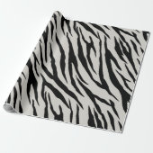 Vet zebra print inpakpapier (Uitgerold)