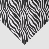 Vet Zebra Streep Zwart & Wit Tissuepapier (Detail)