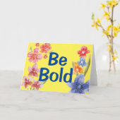 Vet zijn Inspirerend bruidsschat Kaart (Gele Bloem)