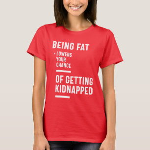 Vet zijn vermindert je kans om te worden misbruikt t-shirt