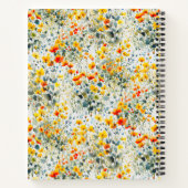 Vet Zomer Bloemen Bruiloft Planner Notitieboek (Achterkant)