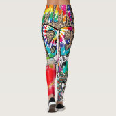 Vet Zomer Graphics Vrouwen Leggings (Achterkant)