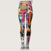 Vet Zomer Graphics Vrouwen Leggings (Voorkant)