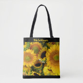 Vet zonnebloemen Markering Tote Bag (Voorkant)