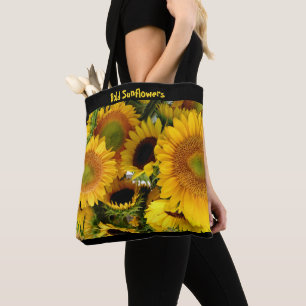 Vet zonnebloemen Markering Tote Bag