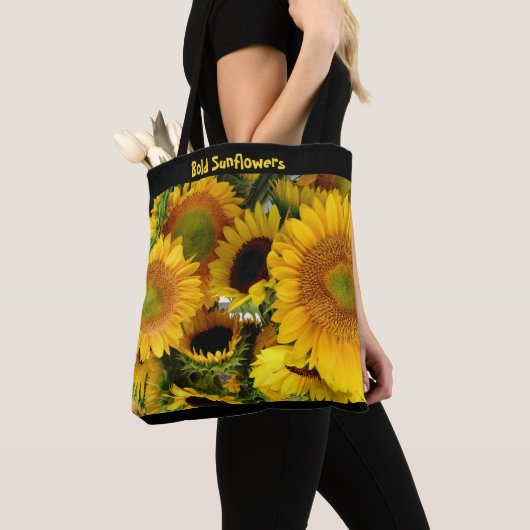 Vet zonnebloemen Markering Tote Bag (Dichtbij)