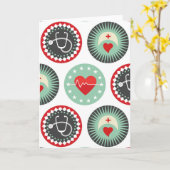 Vet zurenpatroon - LPN RN Gezondheidszorg Kaart (Gele Bloem)