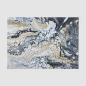 Vet zwart Abstract weefselpapier Tissuepapier (Voorkant)