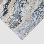 Vet zwart Abstract weefselpapier Tissuepapier (Detail)