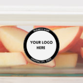 Vet Zwart Custom Logo Stickers (Aangebracht)