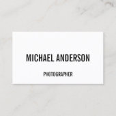 Vet zwart en wit visitekaartje (Voorkant)