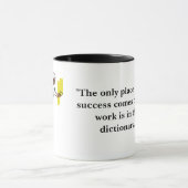 Vet Zwart Motivatie Quote Mok (Midden)