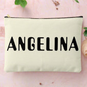 Vet Zwart Naam Script Etui