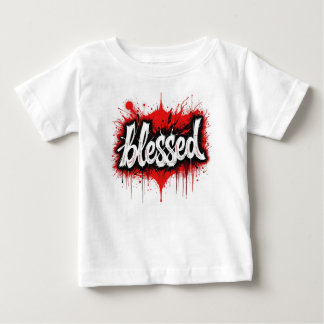 Vet Zwart & Rood "Gezegend" T-shirt