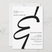 Vet zwart wit, allemaal in één kalligrafische brui kaart (Voorkant)