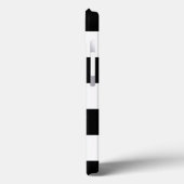 Vet zwart-wit geruit patroon Case-Mate iPhone case (Achterkant / Links)