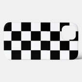Vet zwart-wit geruit patroon Case-Mate iPhone case (Achterkant (horizontaal))