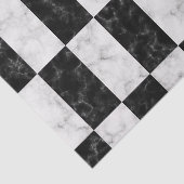 Vet zwart-wit marmerpatroon tissuepapier (Detail)