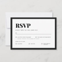 Vet Zwart Wit Minimalistische Typografie Bruiloft