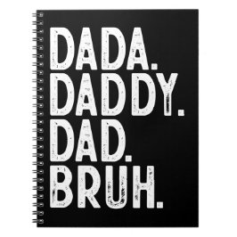 VET zwart wit PAPA PAPPIE PA DUDE VADERDAG Notitieboek