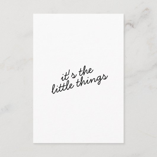 Vet Zwart & Wit Retro Moderne Bruiloft Details Informatiekaartje (Achterkant)