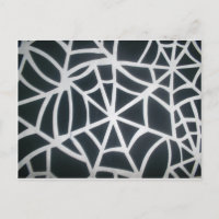 Vet Zwart & Wit Spider Web geometrisch patroon