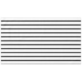 Vet zwart-wit streep tafelkleed (Voorkant (Horizontaal))