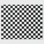 Vet zwart-wit toetsenbord cadeaupapier (Vlak)