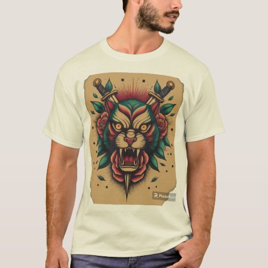 Vet & Zwart: Zeiler Jerry Flash. T-shirt (Voorkant)