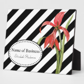 Vet zwarte en witte strepen fotoplaat (Zijkant)