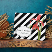 Vet zwarte en witte strepen fotoplaat (Zijkant)