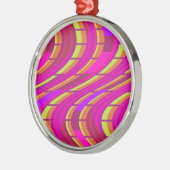 Vet zwijn metalen ornament (Links)