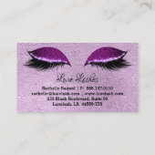 Vetas Visitekaartje Eyelash Paars (Achterkant)
